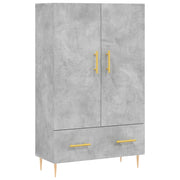 Buffet credenza cassettiera mobiletto mobile contenitore organizer cucina soggiorno salotto alto 69,5 x 31 x 115 cm legno ingegnerizzato grigio 02_0034465
