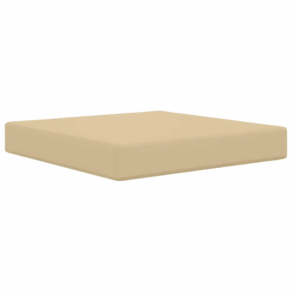 Cuscino per divano da esterno Poliestere Beige 60 x 60 cm 900713