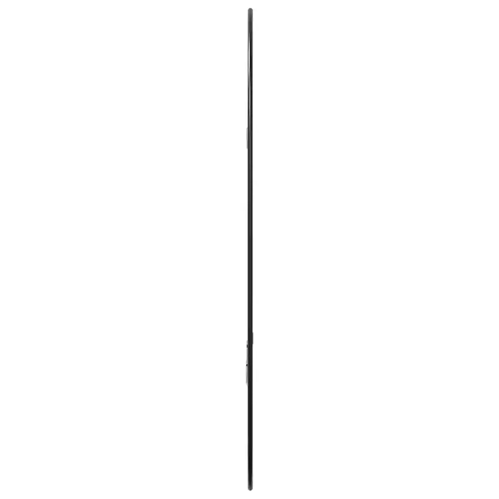 Specchio da Parete Nero 50x35 cm 348223