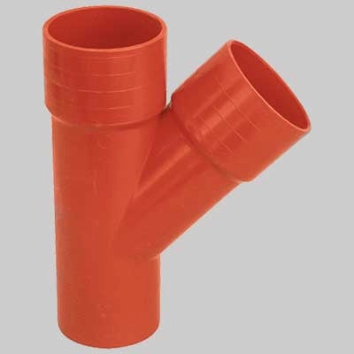 DERIVAZIONE 45  ° PVC   EE ? 100     MADE IN ITALY