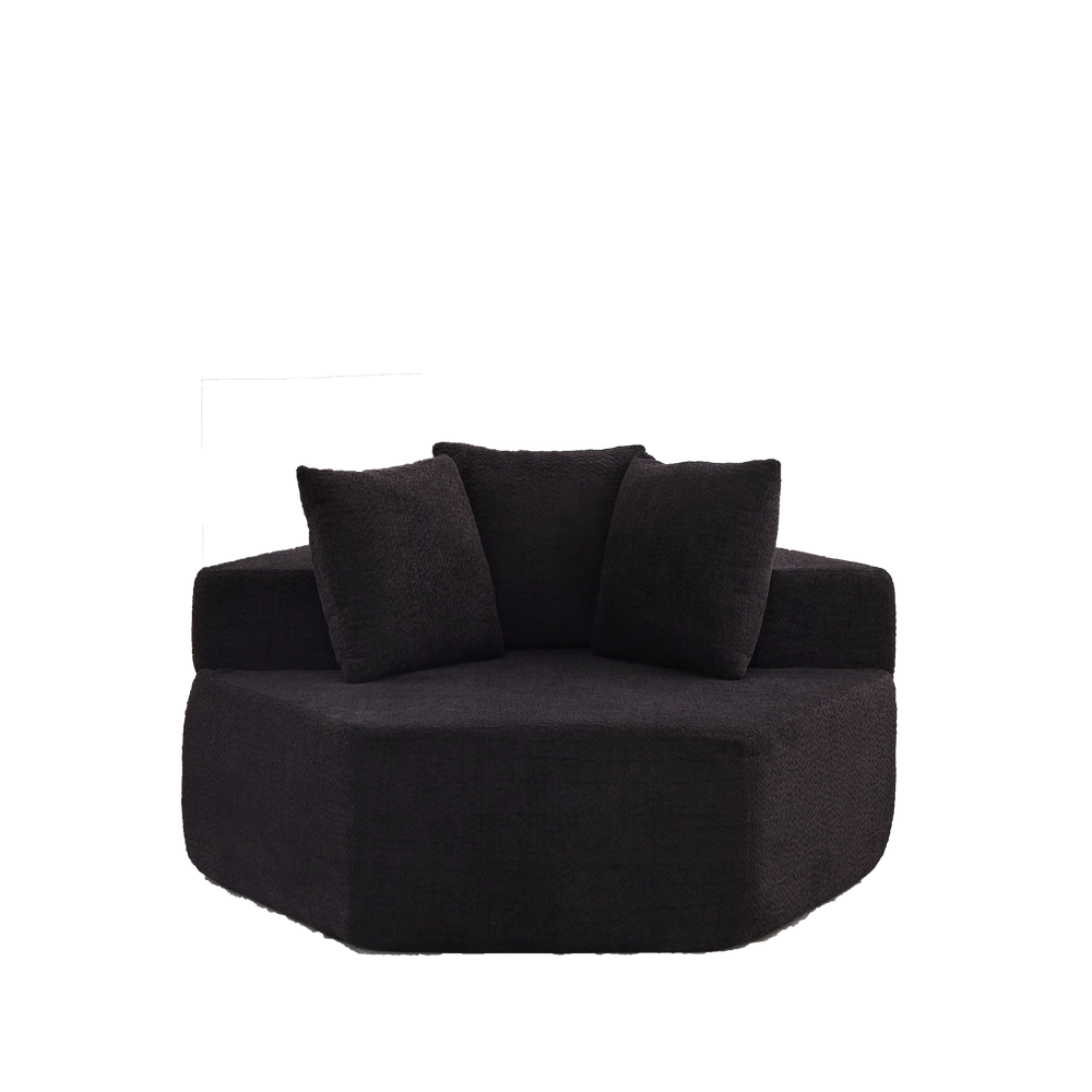 Divano modulare monopezzo ¨C Minimal ¨C Tessuto chenille, design moderno