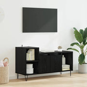 Mobile TV-Credenza per TV-Console TV Rovere Nero 100 x 35 x 55 cm Legno multistrato 202016