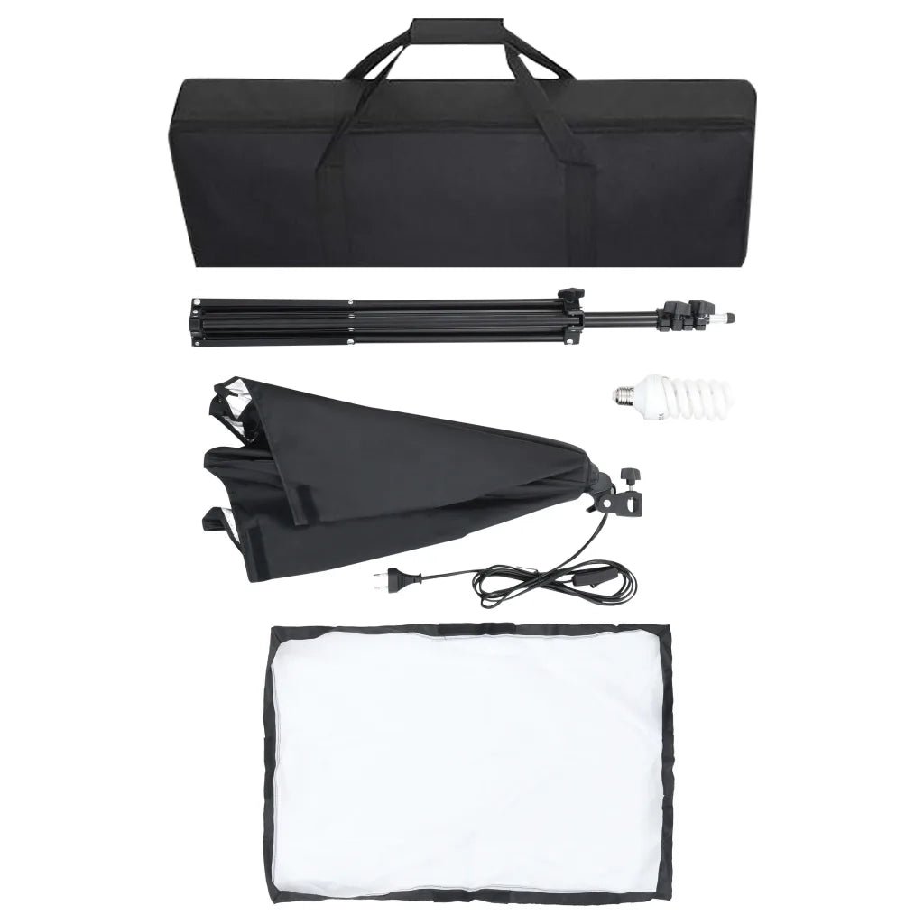 Kit per Studio Fotografico con Luci Softbox e Fondale CFW9315951