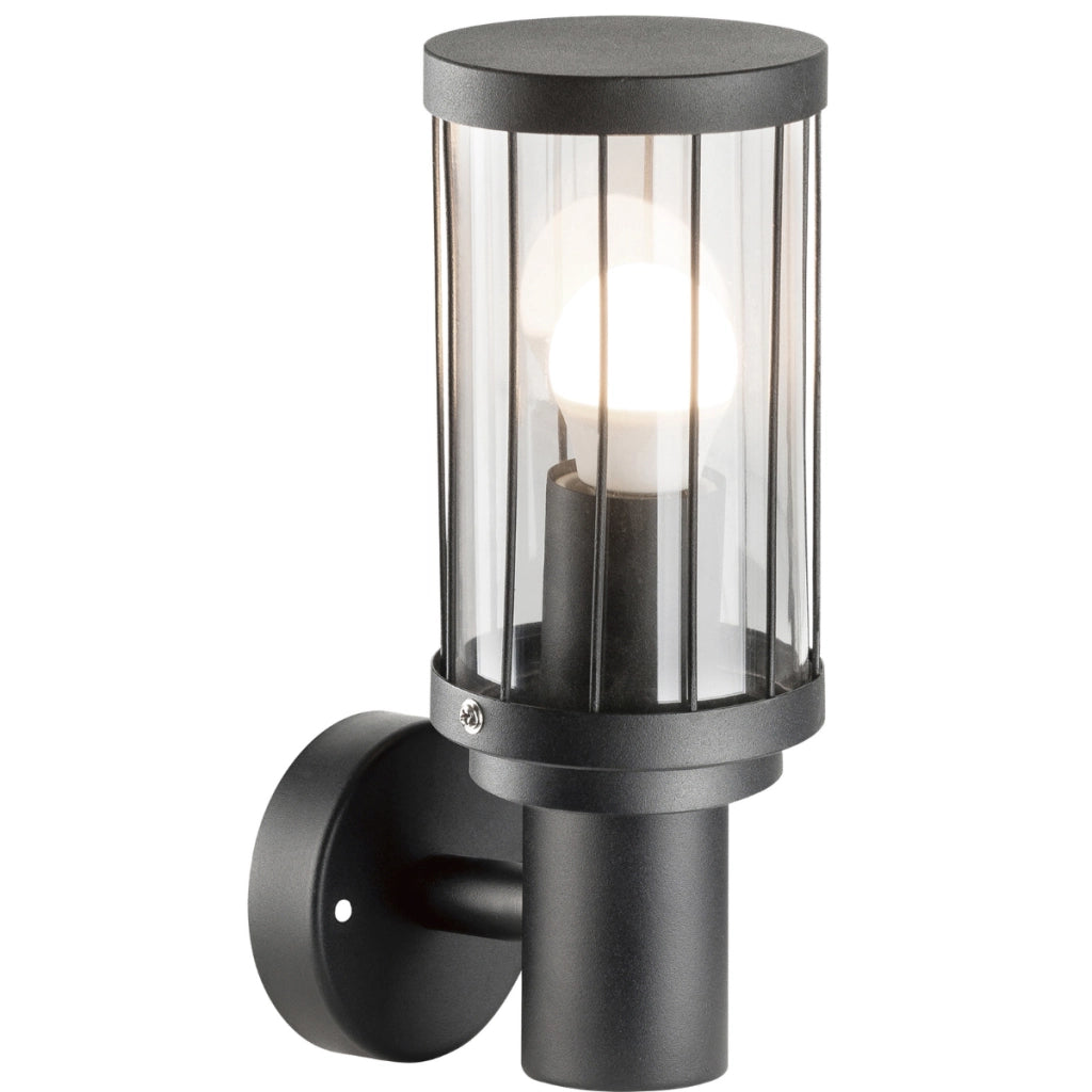 Applique esterna FIORD 312303 E27 nero IP44 Polux