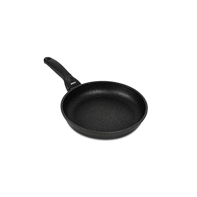 Risoli 38010320 BlackPlus Padella Alluminio Pressofuso Antiaderente El Diamond 20 cm colore Nero