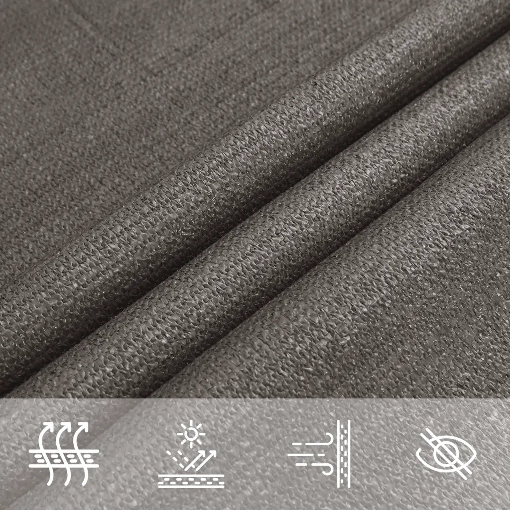 Vela Parasole | Telo Ombra | Vela da ombra 160 g/m2 Antracite 3x3 m in HDPE