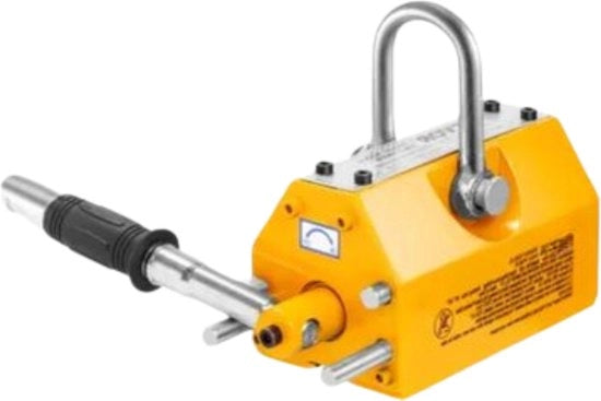 Sollevatore Magnetico da 600kg - Magnetici Neodimio - Arancione - con 2,5 Fattore di Sicurezza