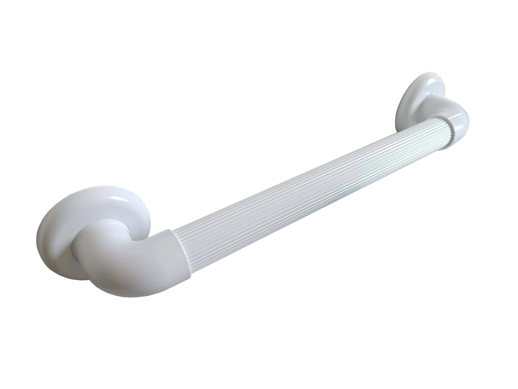 CORRIMANO IN PVC RIGATO MISURE 30-45-60 CM ANTISCIVOLO DISABILI DOCCIA BIANCO - 45 CM