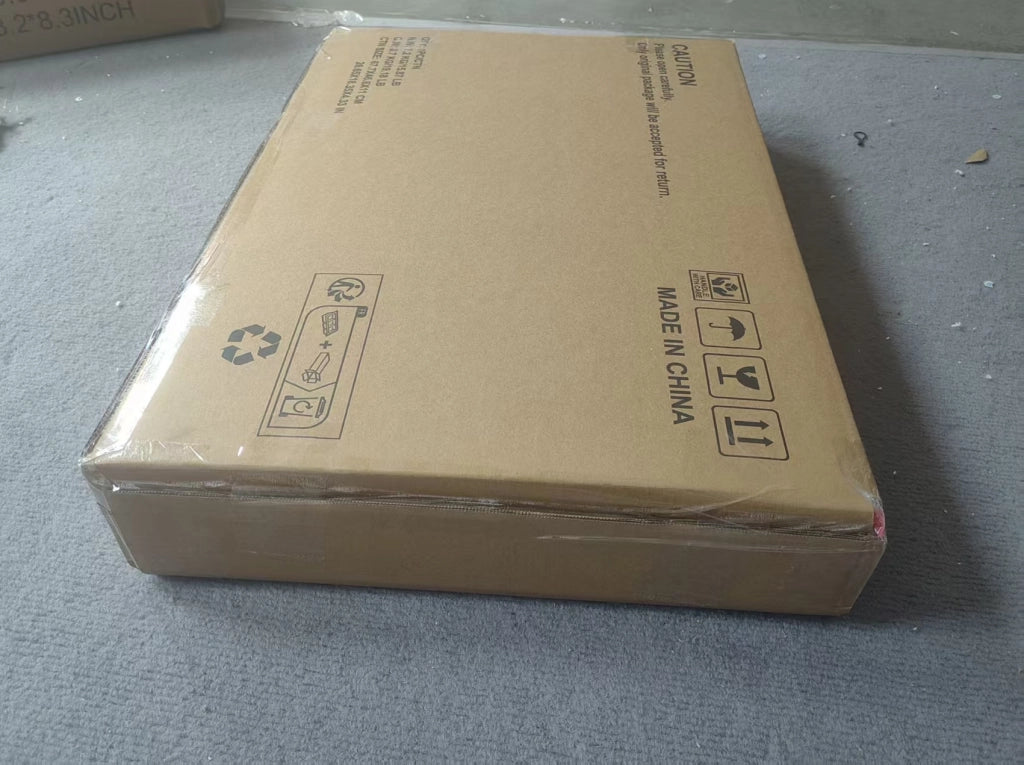 Mobile bagno sospeso ULEVR in MDF effetto rovere con 2 ante e vano a giorno, marrone