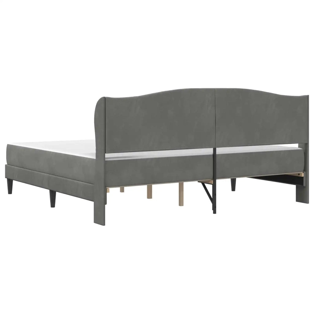 Struttura del letto Grigio Scuro 180 x 200 cm Velluto 3415278