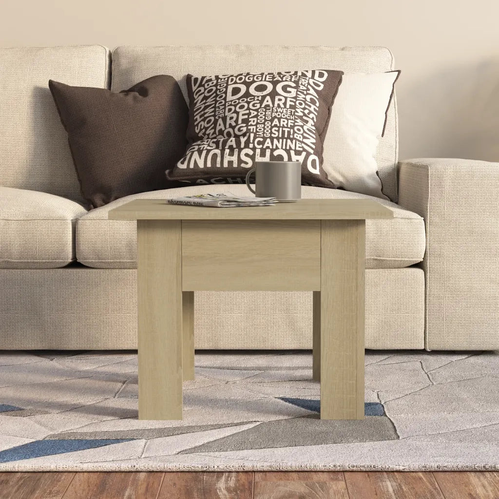 Tavolino da salotto | Tavolino da caff¨¨ | Tavolino da Soggiorno Rovere Sonoma 55x55x42 cm in Truciolato