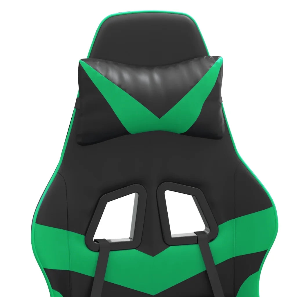 Sedia da Gaming | Sedia da e-sports Nera e Verde in Similpelle