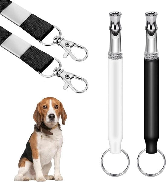 Sostituto di Ululato per Cani - 2 pezzi, per fermare gli abbaî di vicini, ultrasuono regolabile, con corda
