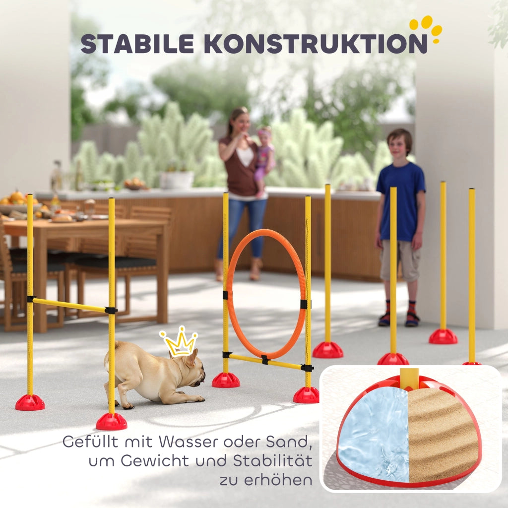 Set Agility per Cani ¨C Minimal ¨C 3 Pezzi con Ostacoli e Stanghe