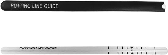 Rettifica Diretta per Puttatore - Binario di Allineamento in Alluminio - Ideale per l'Allenamento Preciso - Migliora le Tue Abilità Golf - Leggero e Portatile