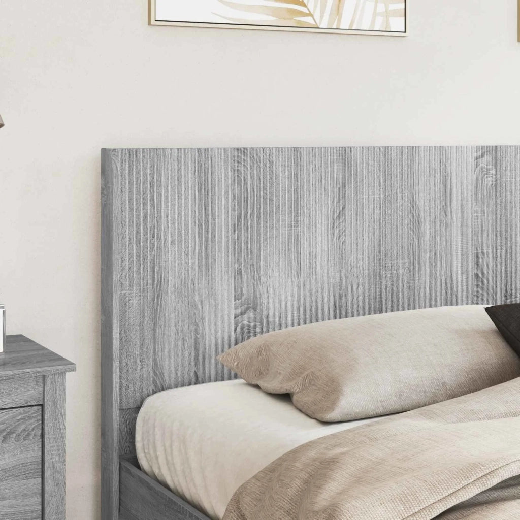 Struttura del letto con stoccaggio e testata Sonoma grigio 3413818