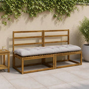 Cuscini per Panchina VIANEN 2 pz 100% Poliestere Bianco 952901