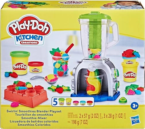 Play-Doh, playset Swirlin' Smoothies con frullatore Giocattolo