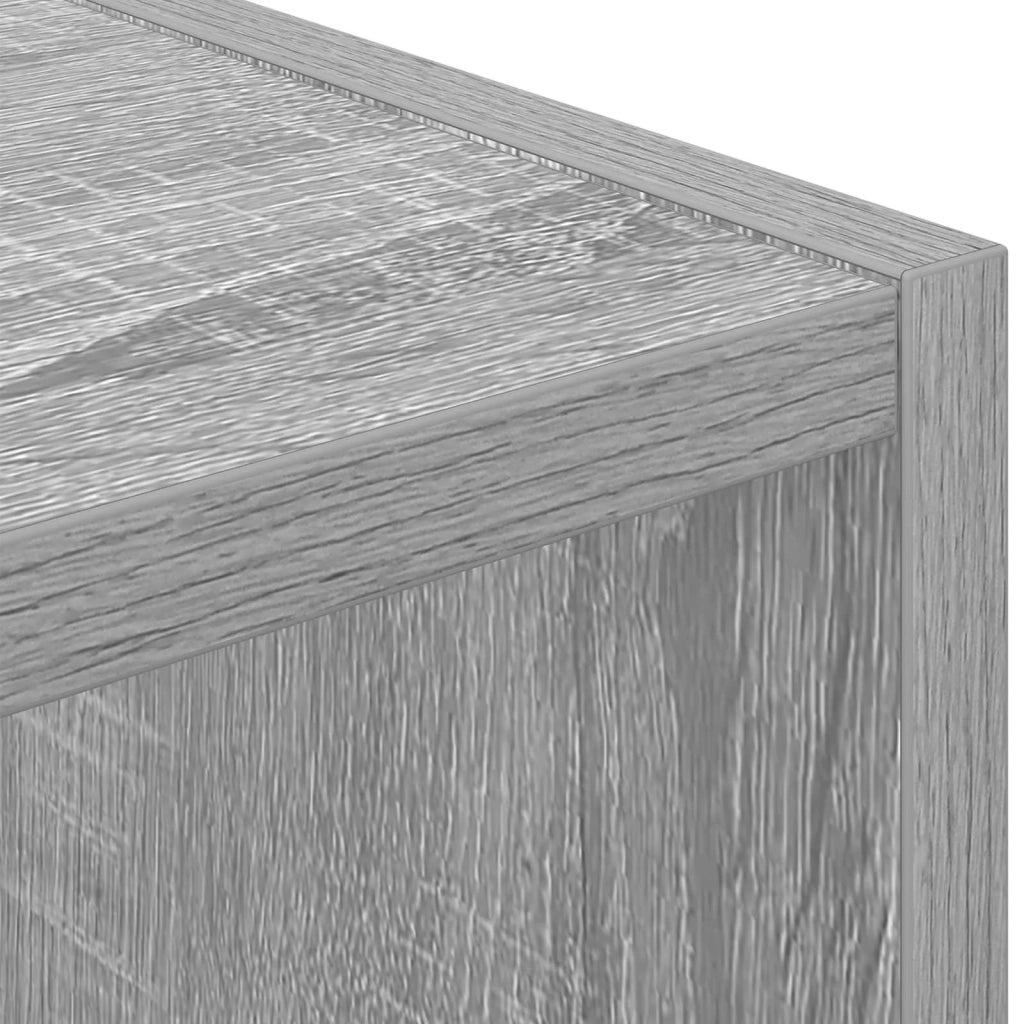 Comodino Grigio Sonoma 35 x 32 x 68,5 cm Legno multistrato 8000638
