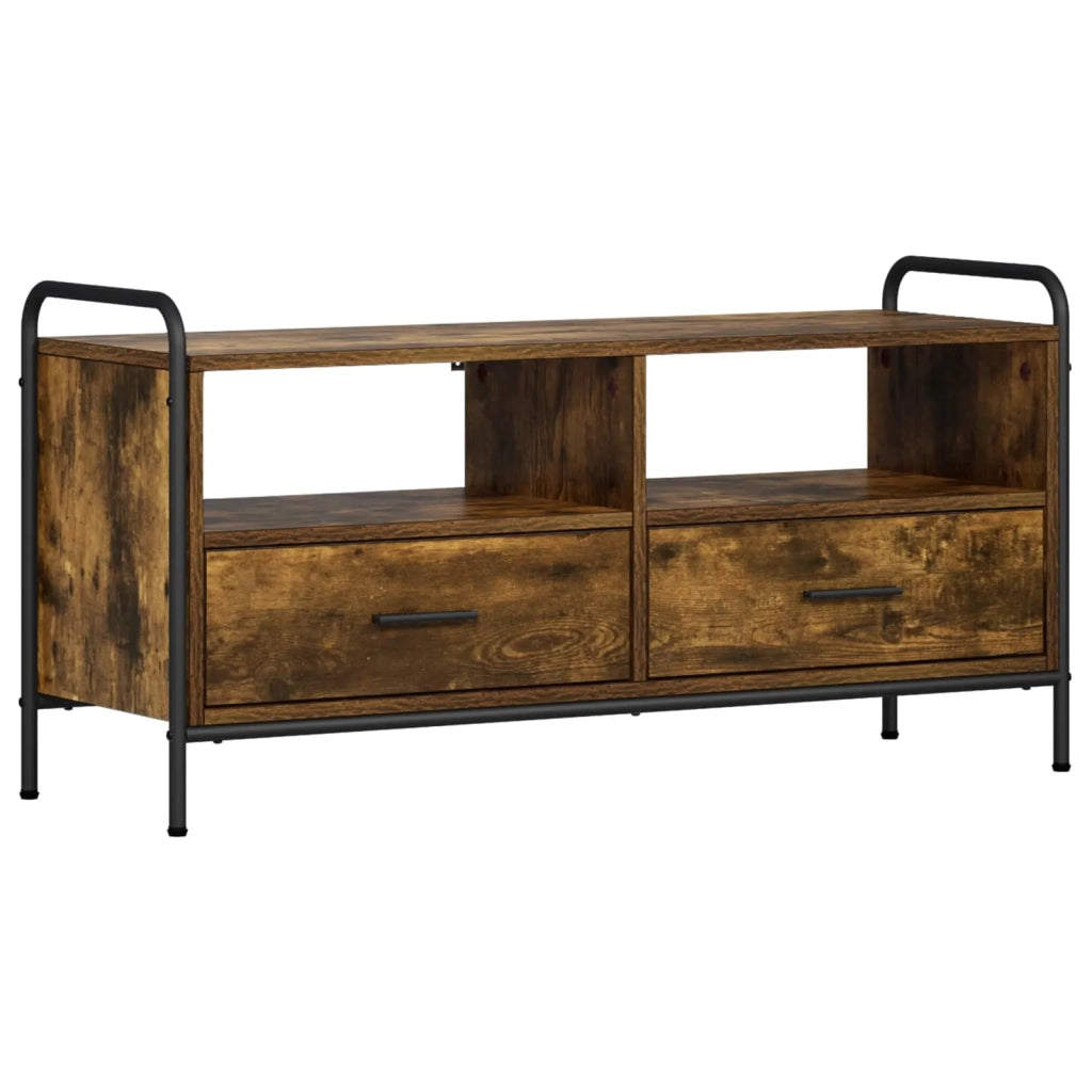 Mobile TV 67,5 x 33 x 50 cm Rovere Fumo Legno ingegnerizzato