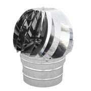 TIRAFUMI BASE TONDA ACCIAIO INOX- Diam. 180- DK- pezzi 1