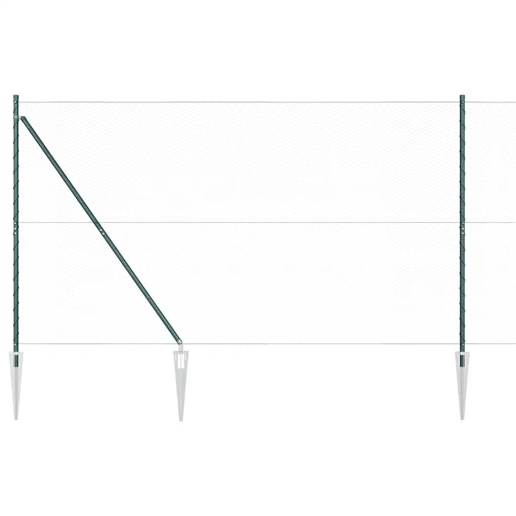Palo della recinzione Verde 50 x 1,6 m (rete da 25 mm)