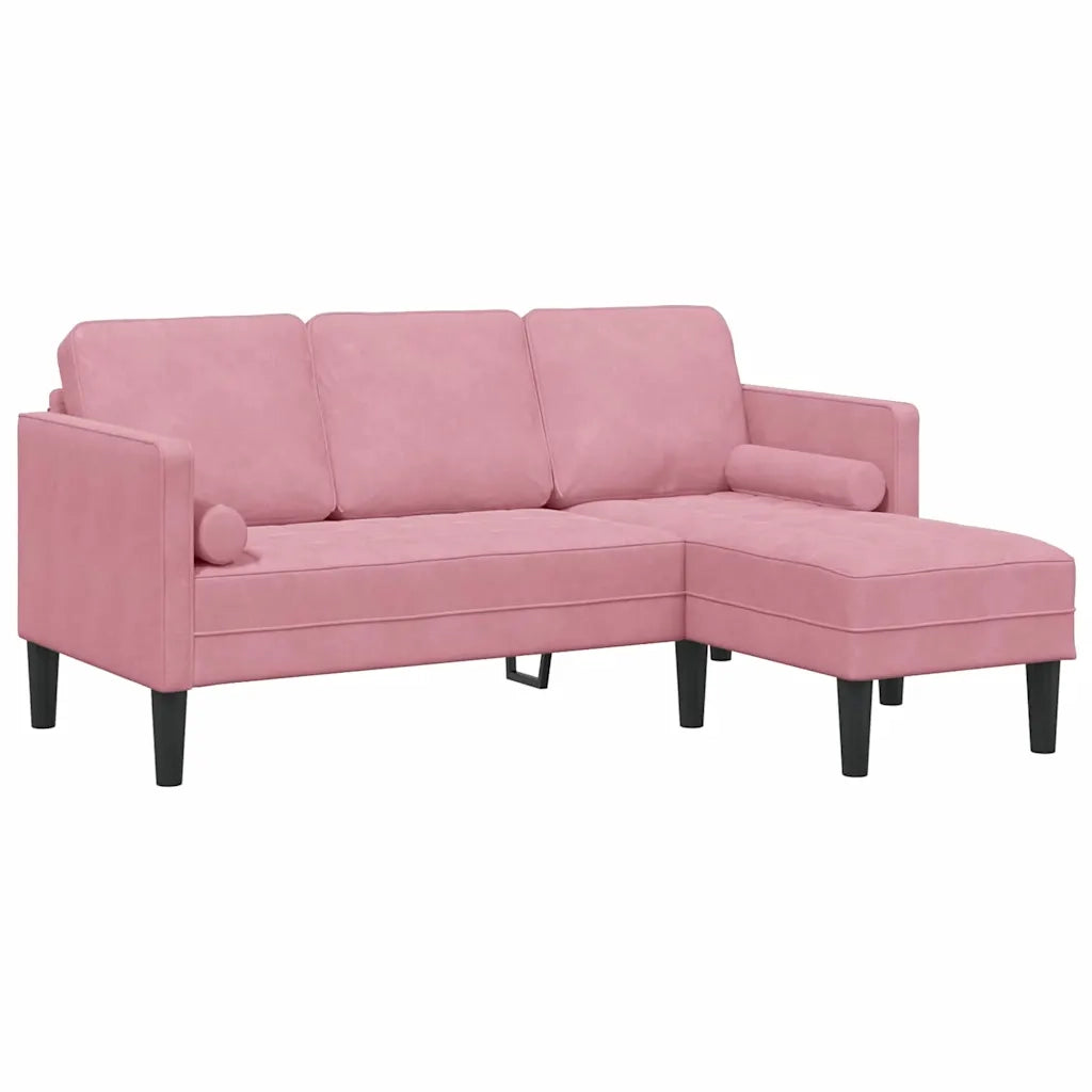 Set di divani con cuscino Rosa Poliestere 42001929
