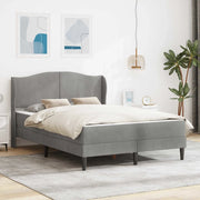 Struttura del letto Grigio Chiaro 120 x 190 cm Velluto 3415190