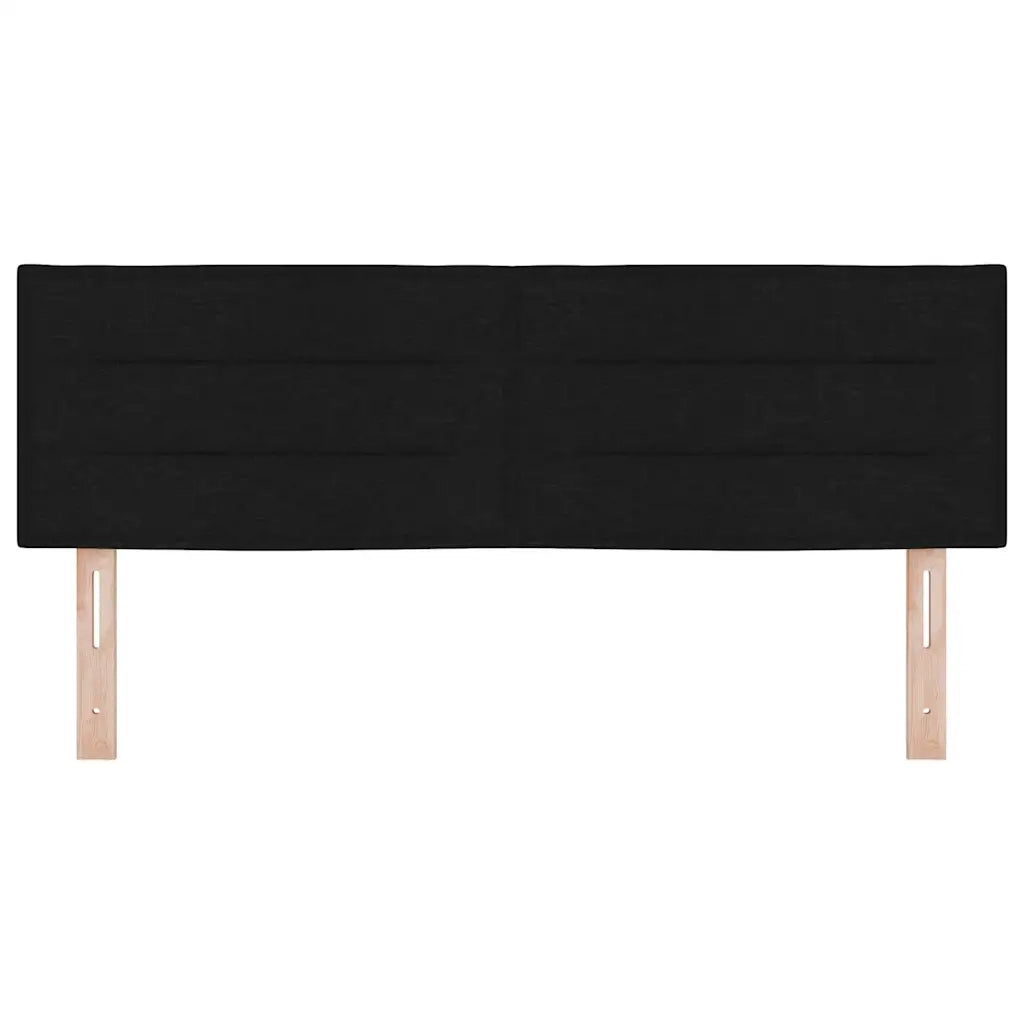 Testiera | Testata Nero 160 cm Tessuto