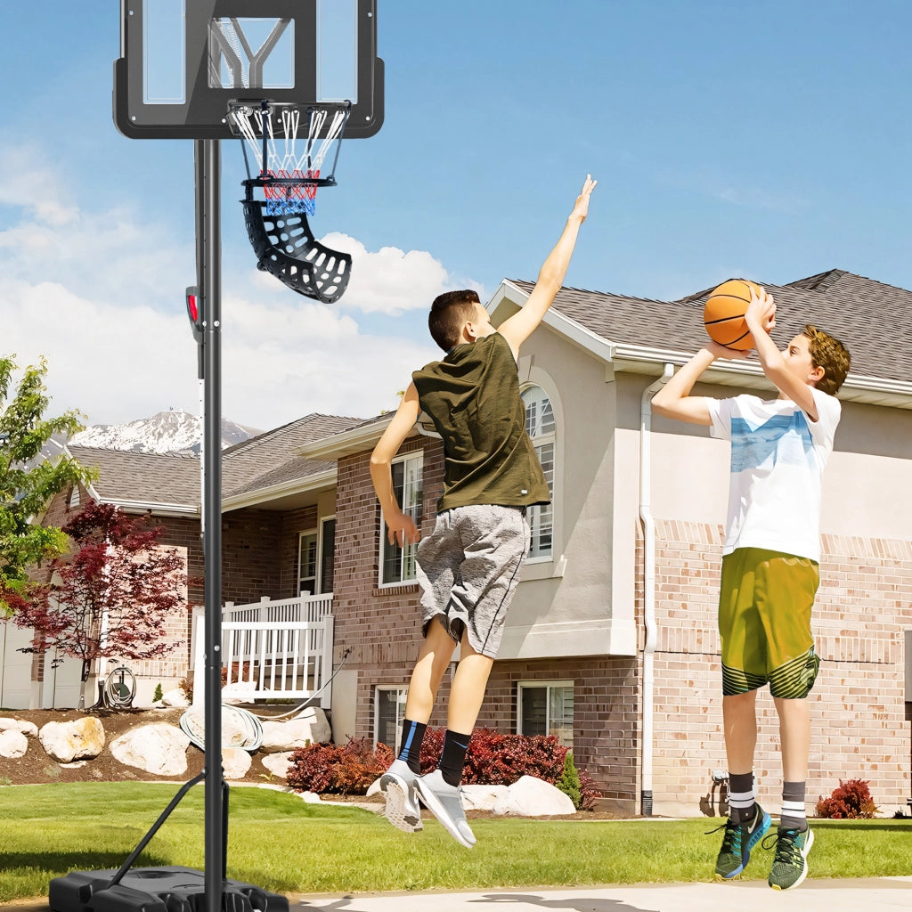 Rimbalzatore da Basket Regolabile ¨C Xylo ¨C 360¡ã Girevole, Plastica, 35,6x35,6x75,5 cm, Nero