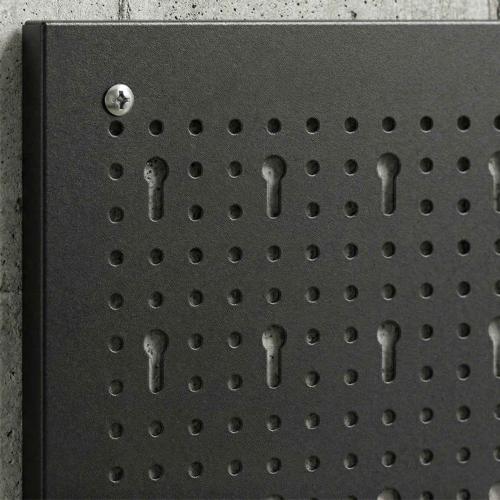 Pannello per Attrezzi 3 Panelli ¨C Minimal ¨C Nero e Rosso 60x40 cm