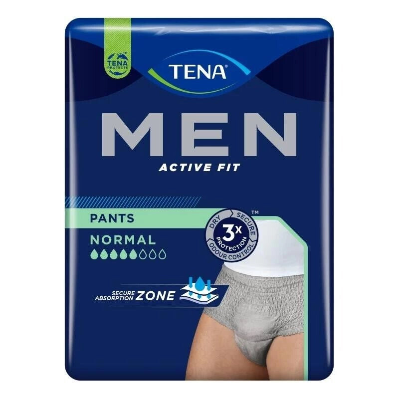 TENA MEN ACTIVE FIT PANTS L / XL 8 PEZZI
