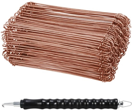 Unità di fissaggio del cemento filo di fissaggio 1,0 x 140mm (1000 pezzi) filo di fissaggio venditore con morsetto Filo di fissaggio incluso filo a drizzare con Driller
