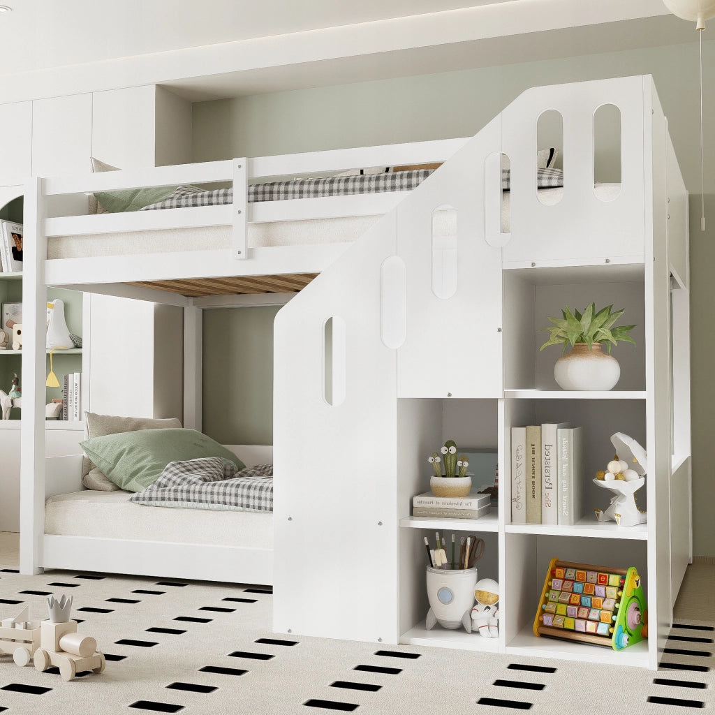 Letto a castello 90x200 bianco - Xylo