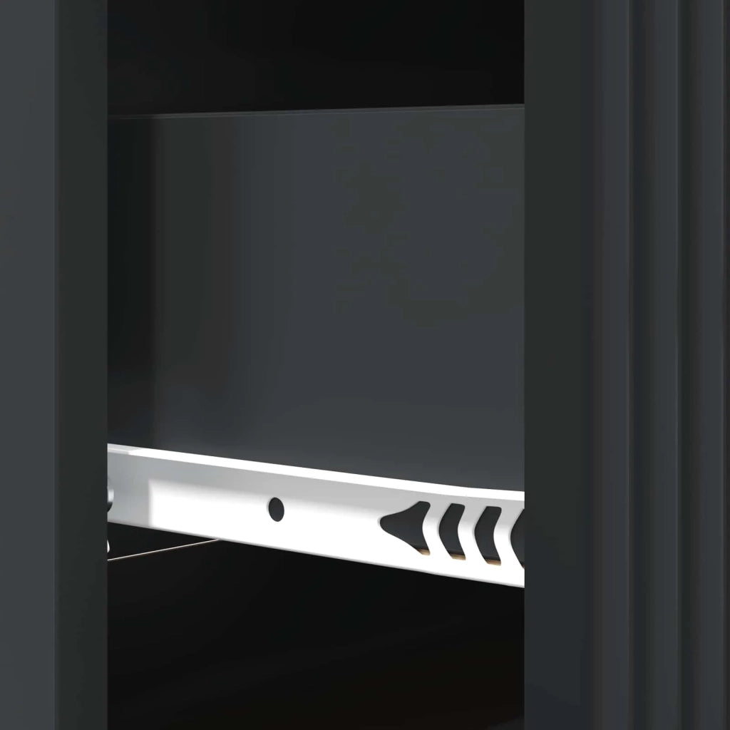 Mobile con Cassetti Nero 66 x 34,5 x 89,5 cm 894836