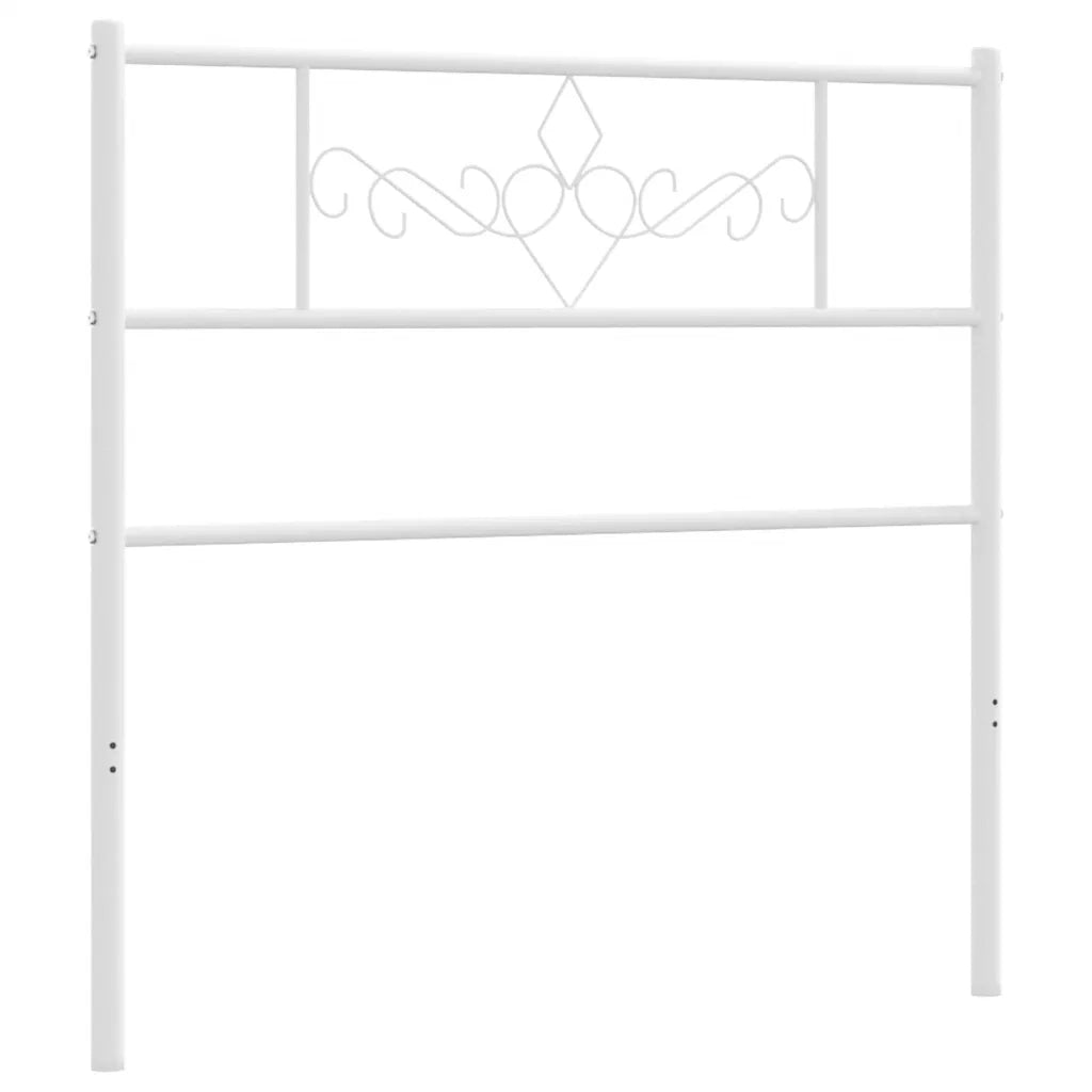 Testiera di Ricambio in Metallo Bianco 75 cm 355342