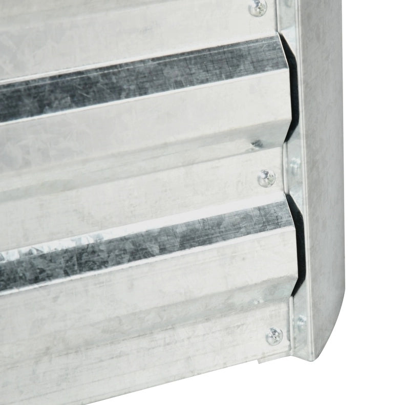Set orto rialzato 3 in 1 con serra e griglia, 53x53x90 cm