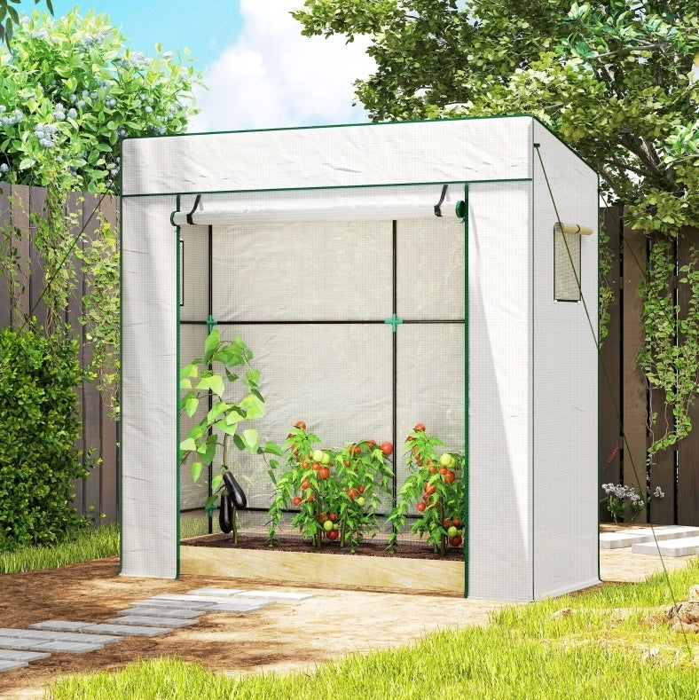 SERRA da Giardino 196x77x197 cm in Polietilene Bianca