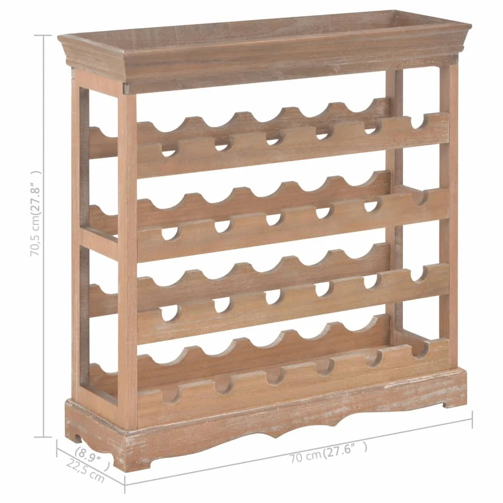Mobile Portavini Marrone 70x22,5x70,5 cm in MDF 280068