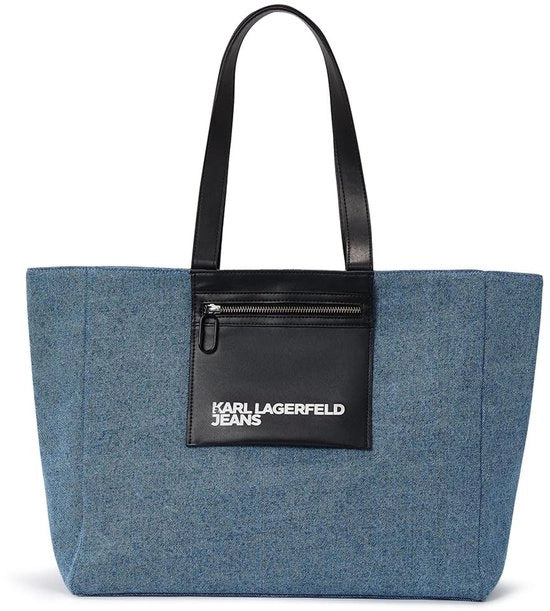 Borsa shopper con tasche per donna