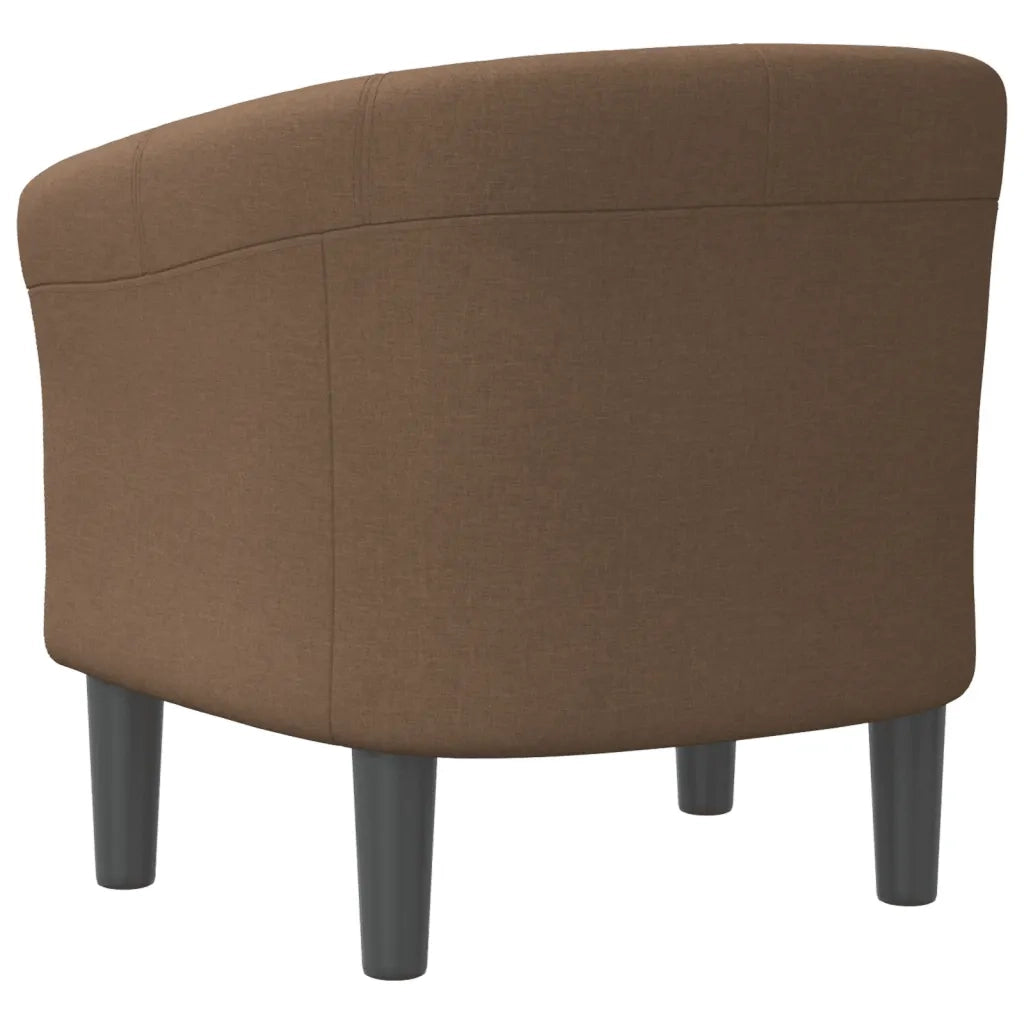 Poltrona Cabriolet Marrone in Tessuto 356428