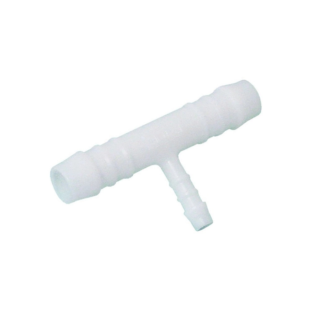 Raccordo Portagomma a T con Riduzione per Tubi con Diametro da 8-9 a 4mm - polipropilene