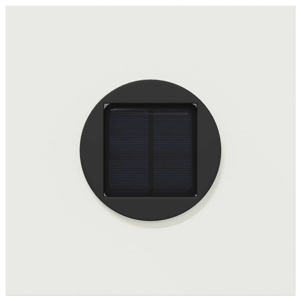 Faro LED solare per sentieri 2 pcs Bianco 879745