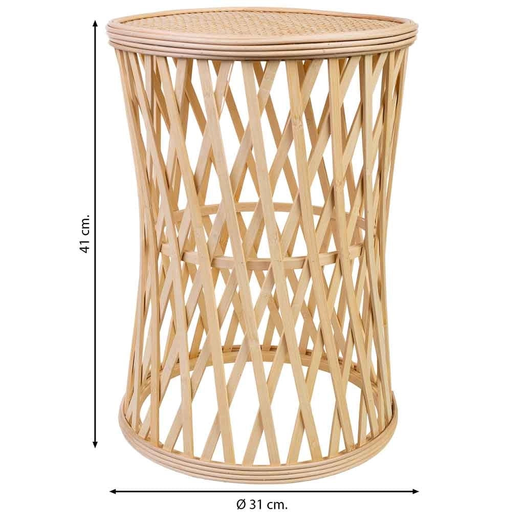 Sgabello in bambù D31x41h cm