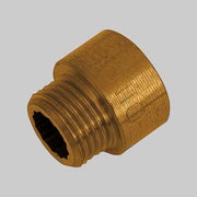 PROLUNGA OTTONE GIALLO - 1/2 x 80 - 10 pezzi - MADE IN ITALY