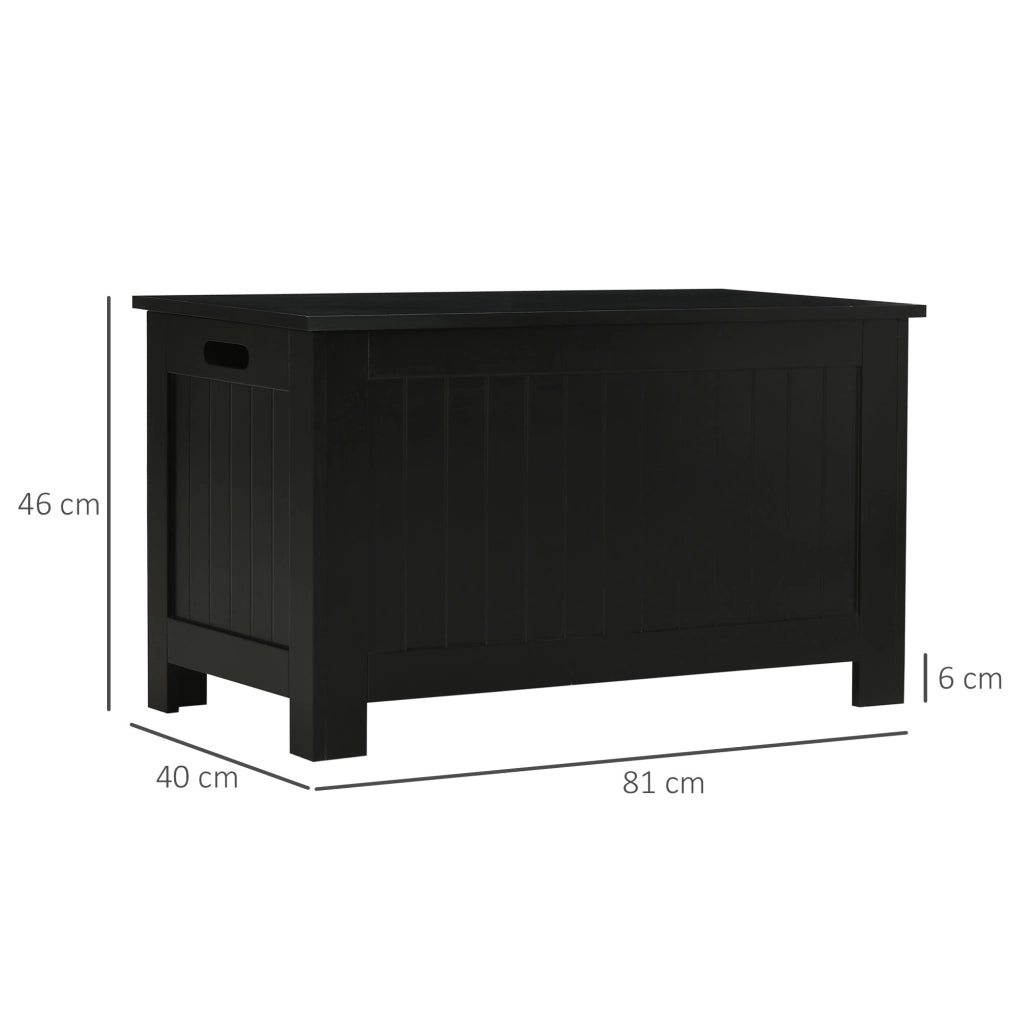 Cassa di Stoccaggio ¨C Minimal ¨C 81x40x46 cm Nero