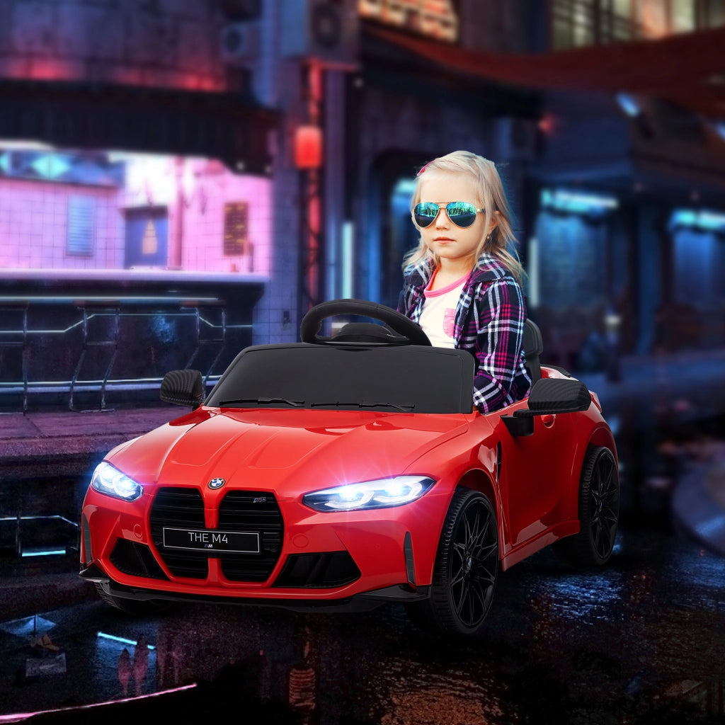 Auto Bambini BMW M4 ¨C Zephmum ¨C Rosso con Telecomando