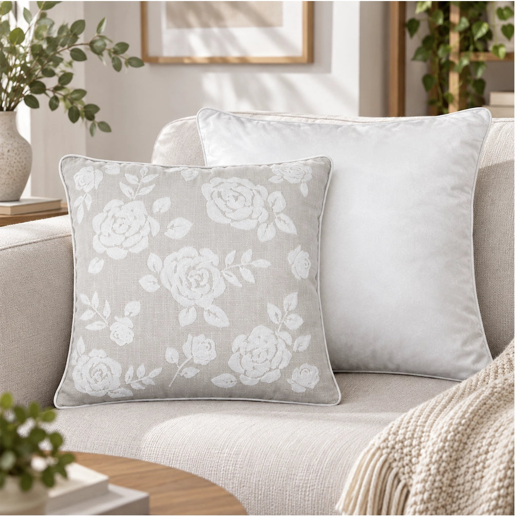 CUSCINO MARIETTE 45x45 CM - VARI COLORI COLORE: BIANCO 