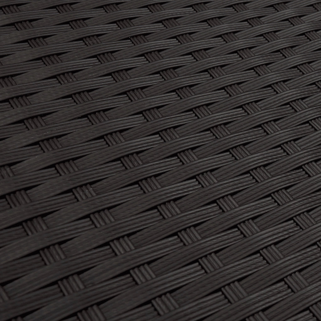 Set Divani da Giardino con Cuscini 8 pz Nero in Polyrattan 3264961