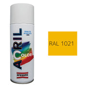 SMALTO SPRAY ACRILICO RAL 1021 - giallo chiaro- 6 pezzi  - AREXONS